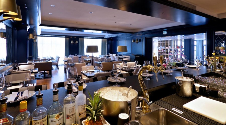 View from the bar