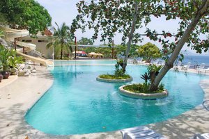 Almont Beach Resort in Mindanao, image may contain: Resort, Hotel, Summer, Pool