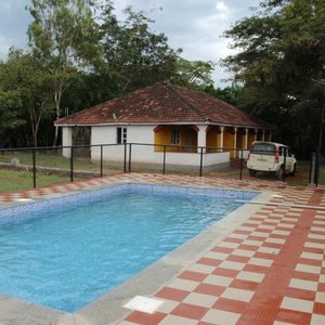 Pool side room view