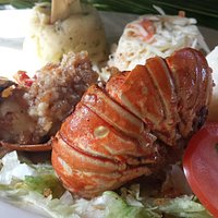 Langosta al mojo de ajo, espectaculaaaaaar!!