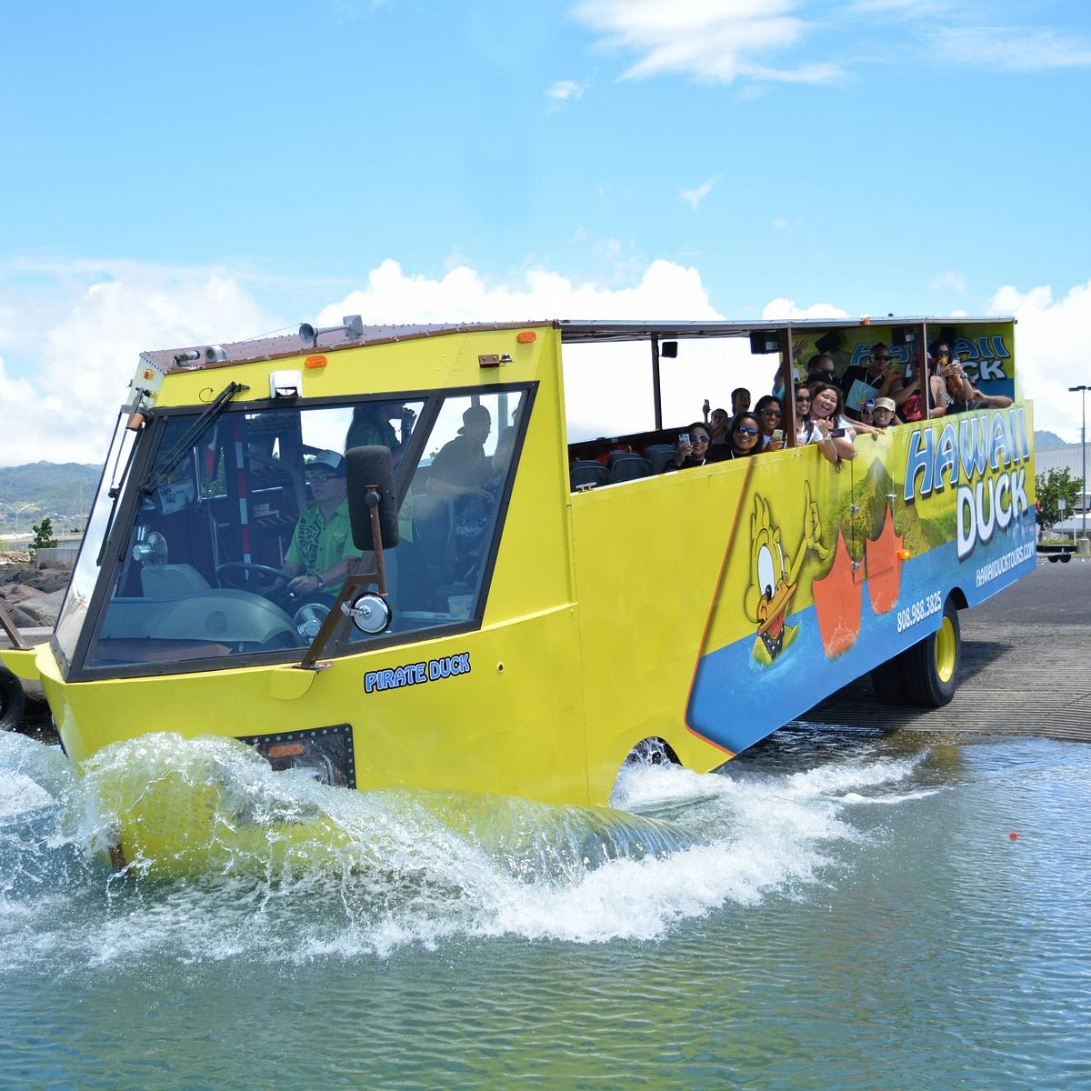 do duck tours go in water