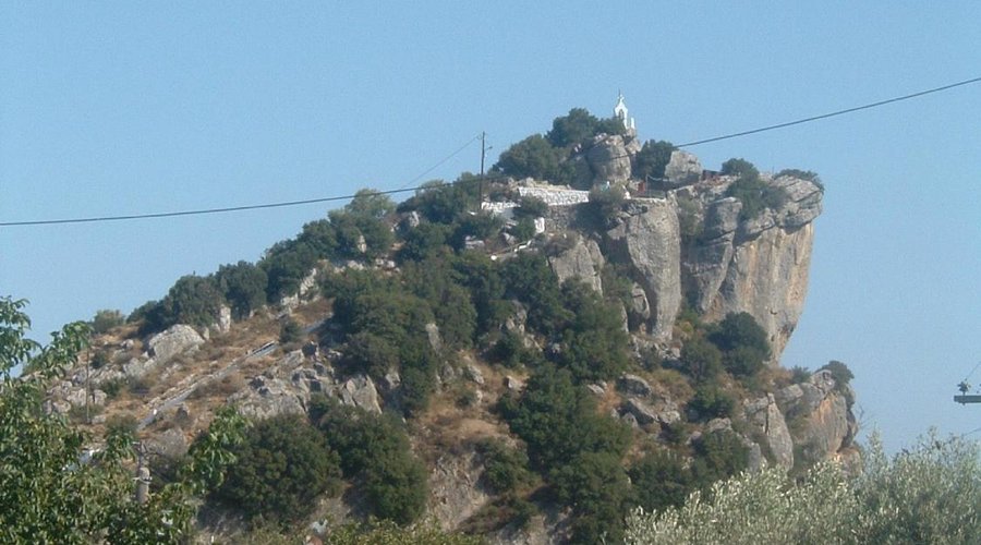 View of Kastelos Hill