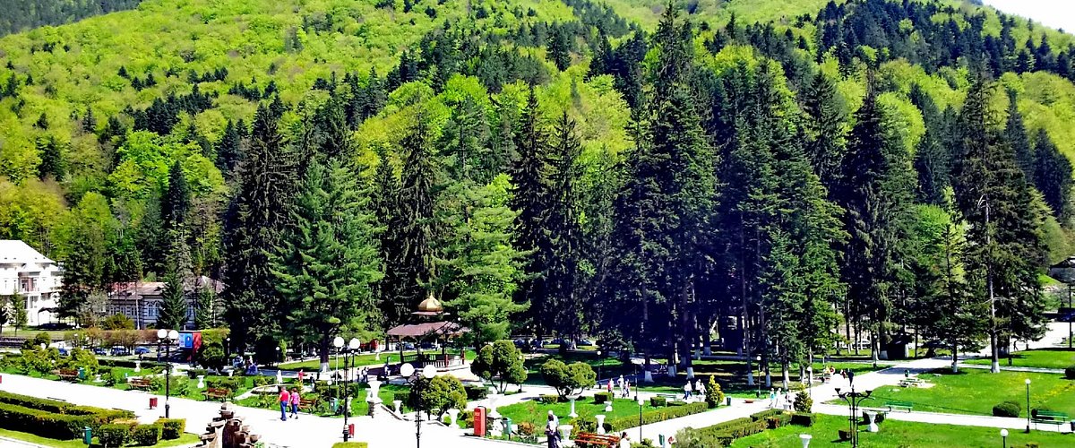Parcul din Slanic Moldova