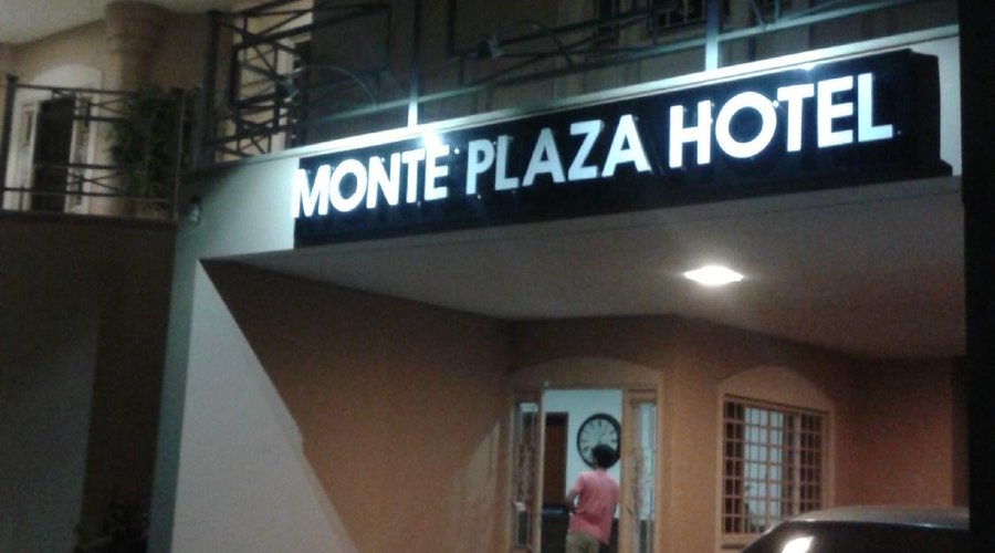 Entrada do hotel