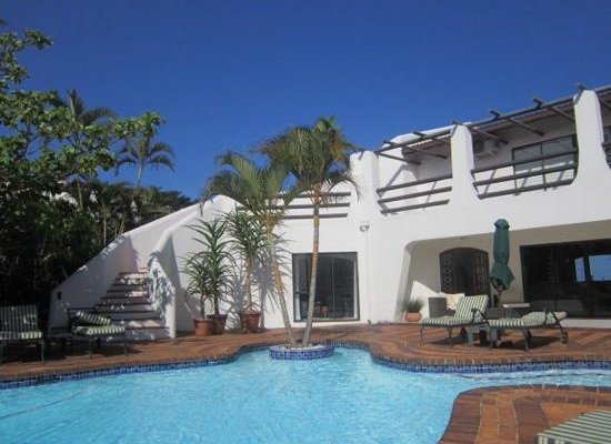 the pool area
