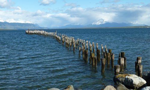 Historische Mole von Puerto Natales