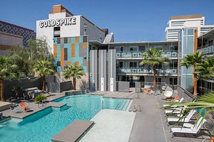 Oasis at Gold Spike in Las Vegas, image may contain: Hotel, Condo, Villa, Pool