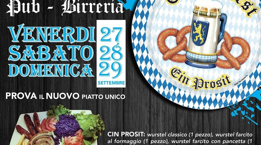 Menu Oktoberfest 2013