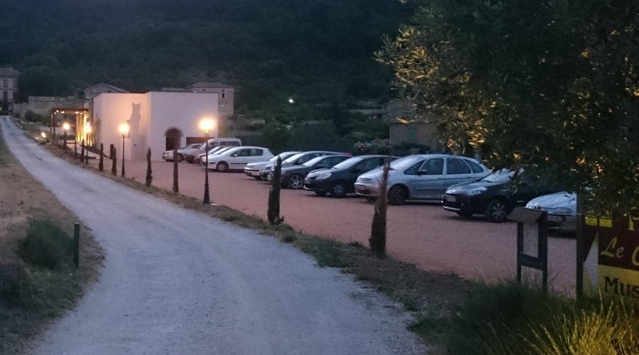 Parking du restaurant