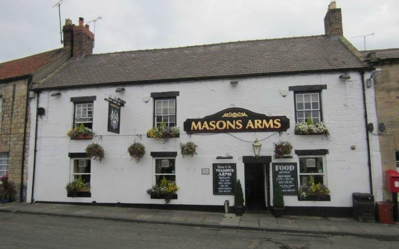 Outside of the Masons