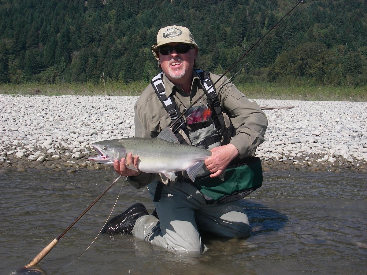 All outfitted in fishing gear they supplied - Picture of Great River Fishing  Adventures, Chilliwack - Tripadvisor