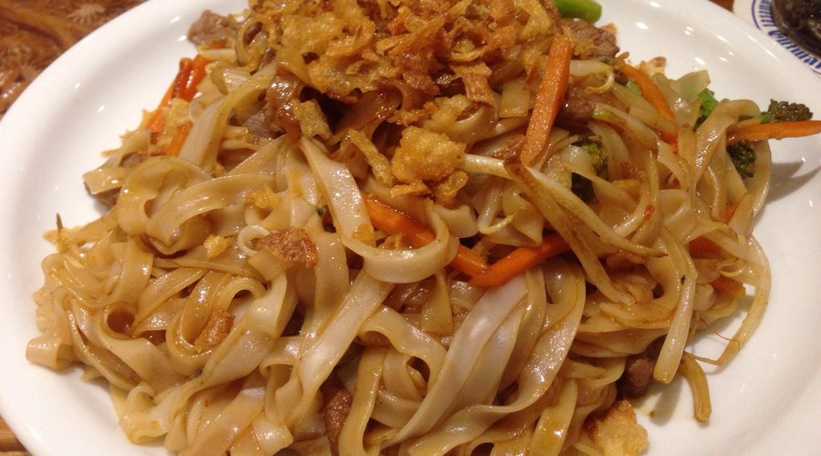 Reisnudeln mit Rindfleisch