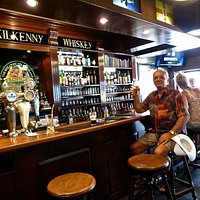 Zdravko enjoying a beer