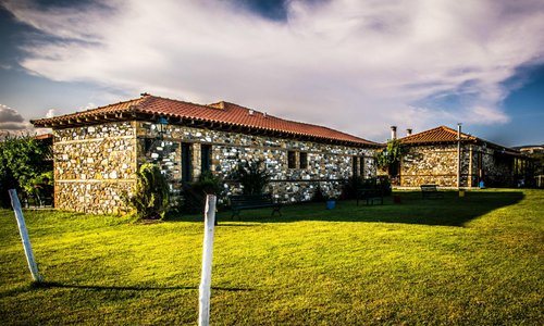 Outdoor view of the guesthouses