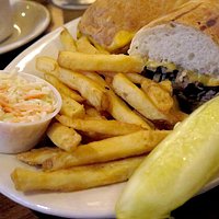 Philly Cheesesteak and fries