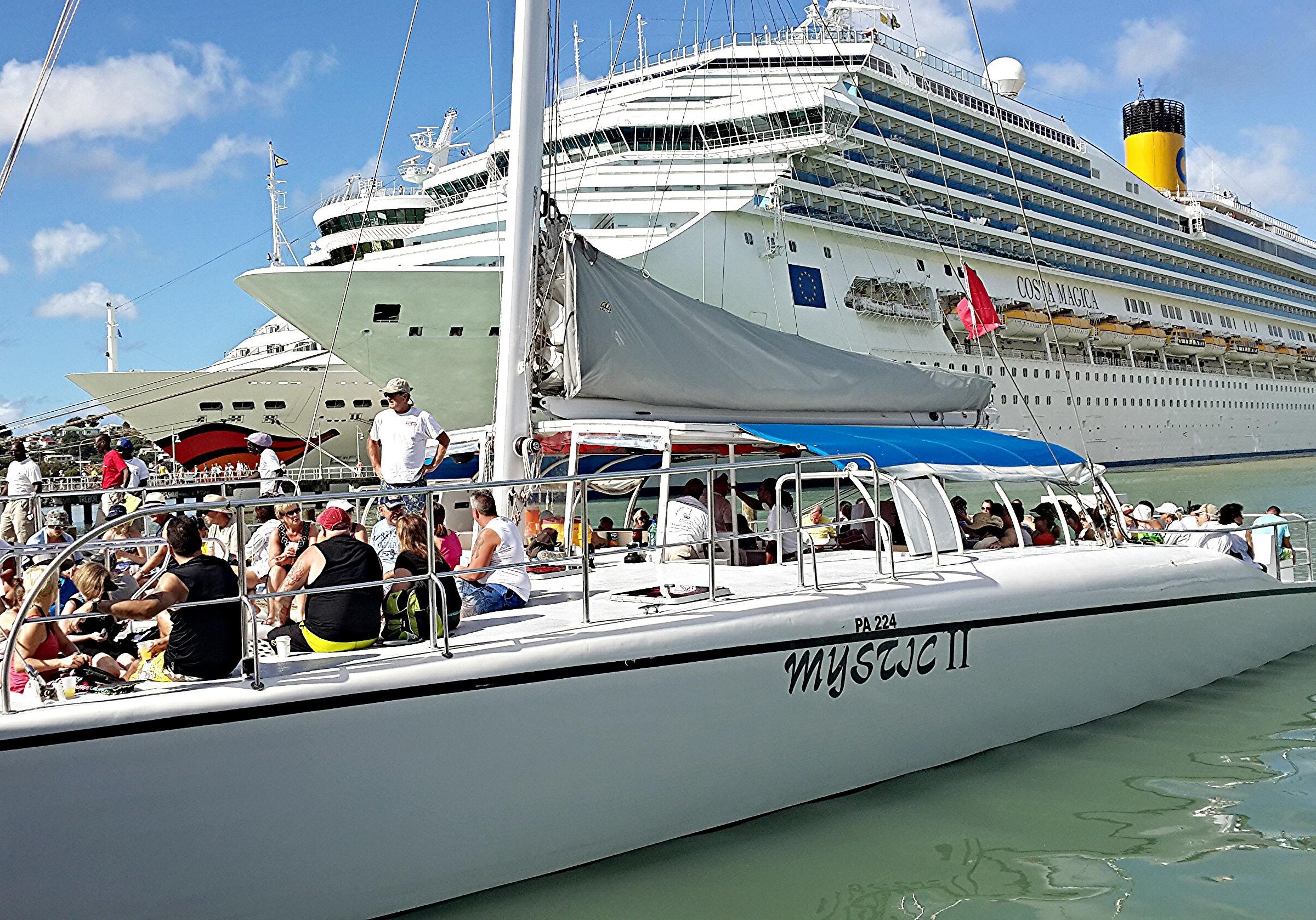 catamaran in st john