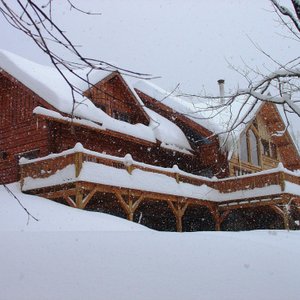 Chalet en hiver