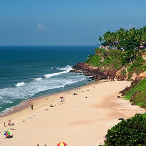 cliff and beach