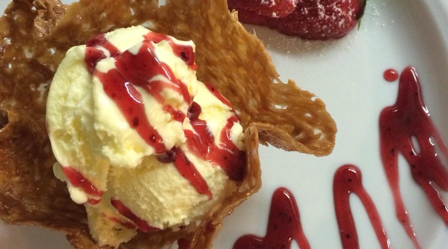 Croccante con gelato