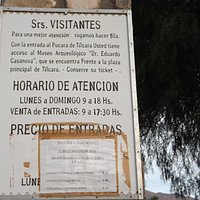 La tarifa de "Pucará de Tilcara" incluye la entrada del Museo.