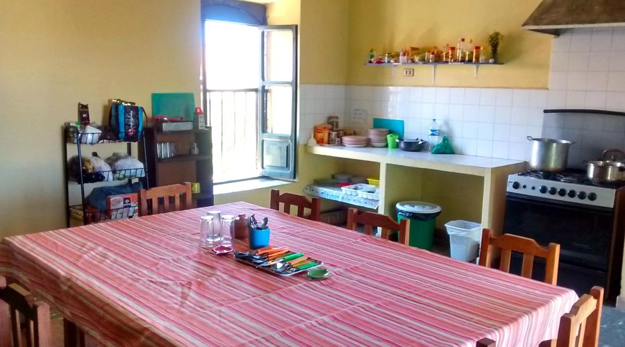 The Beehive Hostel Kitchen