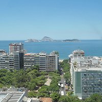 Vista do mar em Ipanema a partir do Mirante