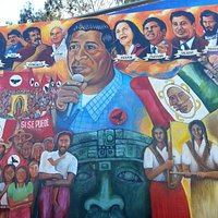 The history and the culture of the community is reflected on the many concrete support structure