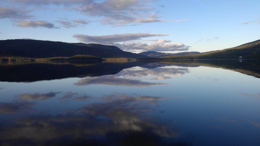 Scenic Lake at the Campsite