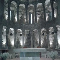 Interior of the Pieve of Gropina: the apse