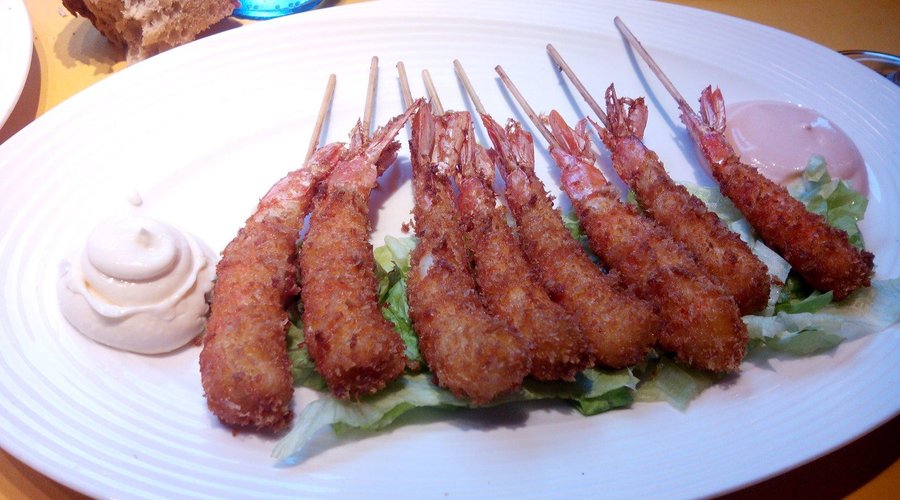 Langostinos crujientes