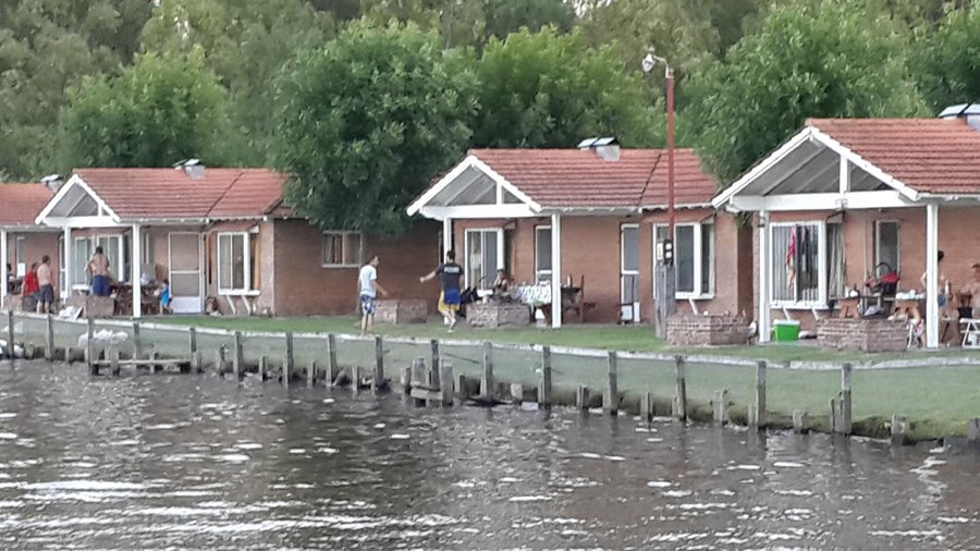 vista de los bungalows