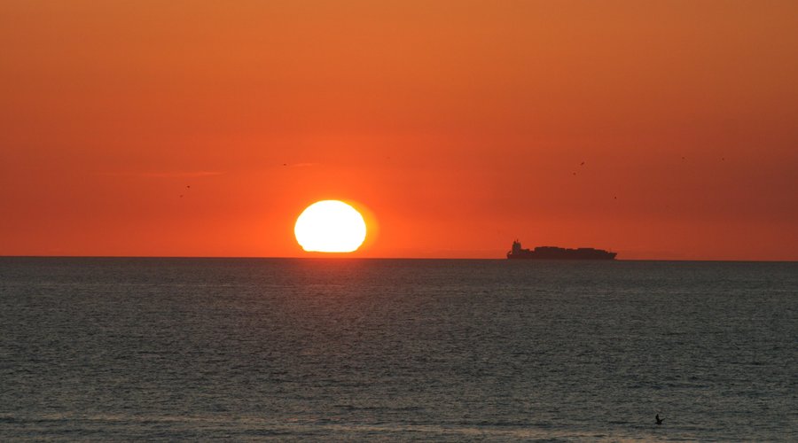 Coucher de soleil à Wimereux