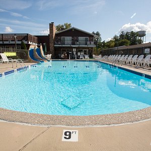 The Outdoor Pool at the Black Hawk Motel
