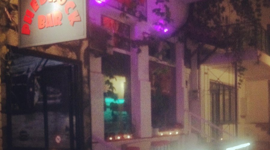 View outside by night