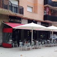 Terraza en diciembre.