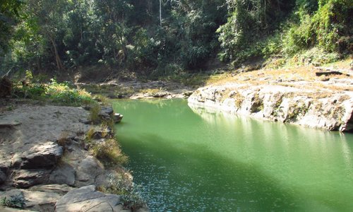 great water was waiting for us to jump to