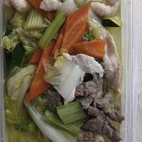 Combination long & short soup. Yuuuum..!