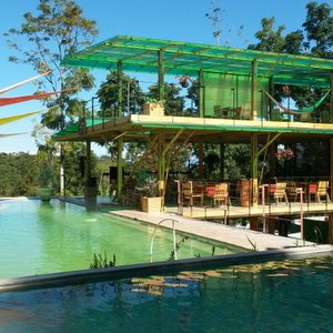 Una de las piscinas