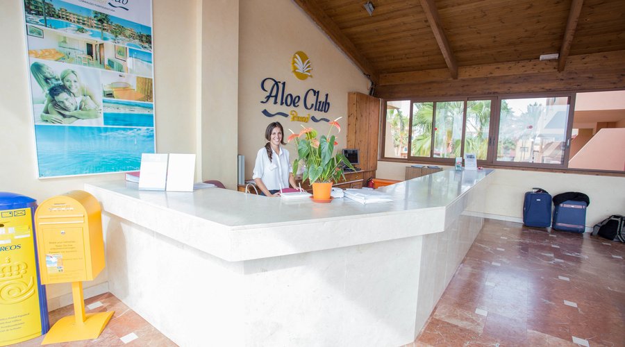 Front Desk at the Aloe Club Resort