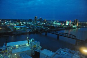 Shreveport at night