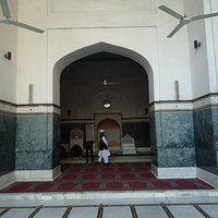 The front of the mosque.
