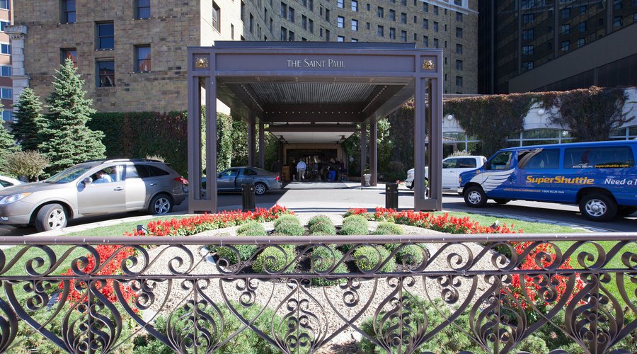 Street at the Saint Paul Hotel