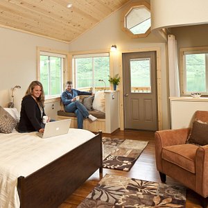 KBBC guests enjoying one of our four cabins.
