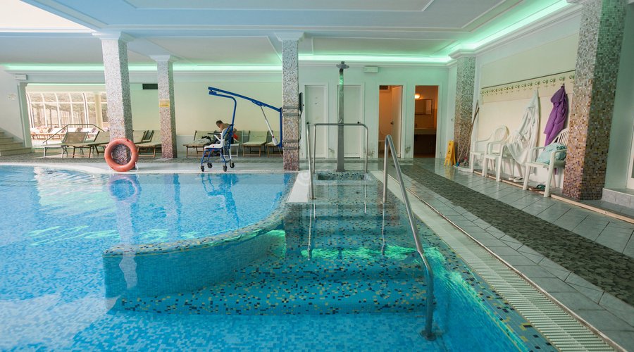 The Indoor Thermal Pool at the Palace Hotel Meggiorato