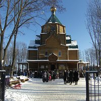 церковь Иоанна Кронштадтского зимой.Крещение.