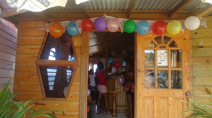 Birthday celebration at Natural Mystic Bar -- It's that kind of place!