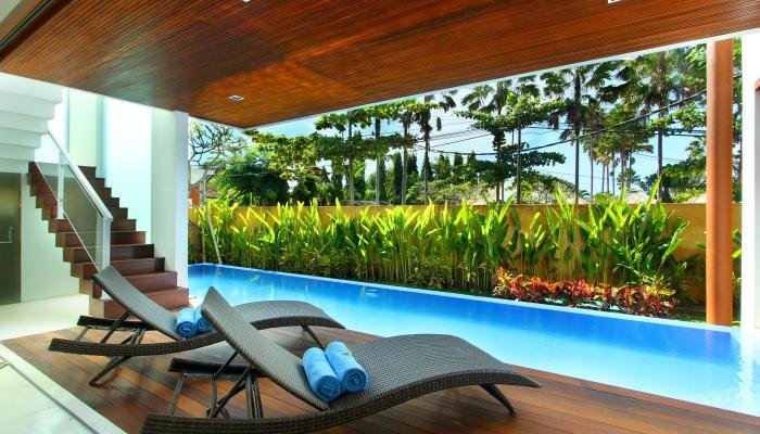 villa with private swimming pool