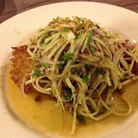 fish with green mango salad