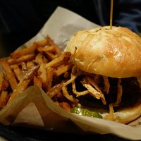 El Charro burger & Chili Cheese Fries