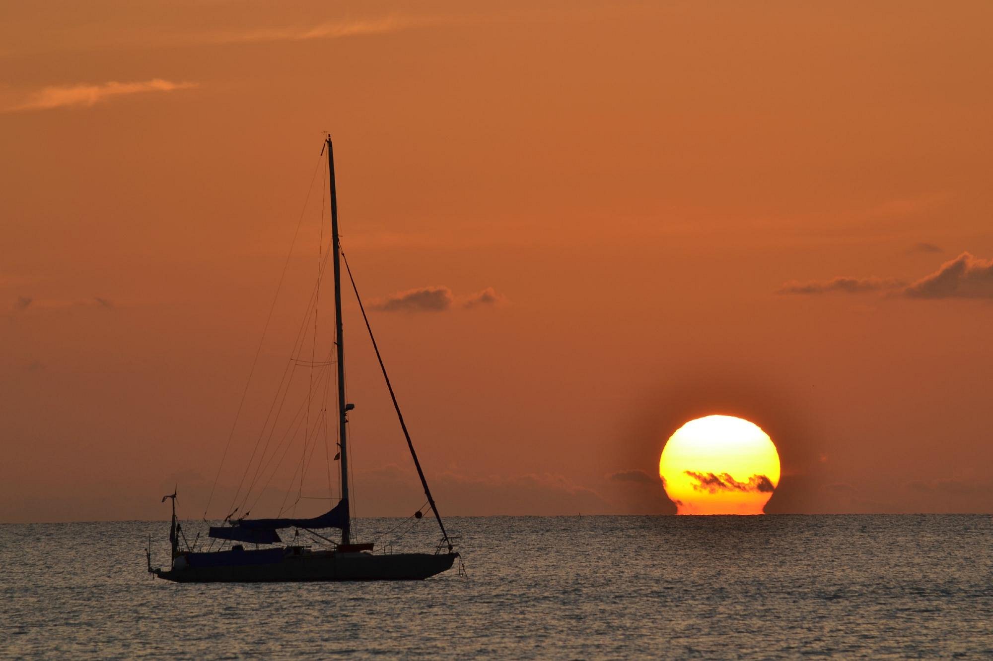 sunset catamaran cruise antigua
